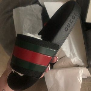 Kids Gucci sliders